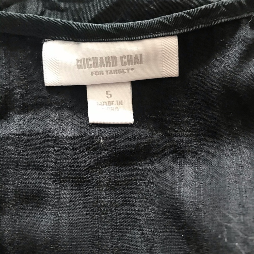 Richard Chai designer little black dress size 5 - Picture 4 of 12